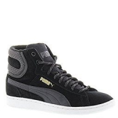 中亚Prime会员：PUMA 彪马 Vikky Mid Twill SoftFoam 女士高帮运动鞋