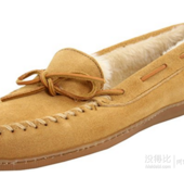 Minnetonka迷你唐卡Hardsole Pile-Lined女款休闲鞋