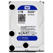 WD西部数据 蓝盘 2TB SATA6Gb/s 64M 台式机硬盘(WD20EZRZ)