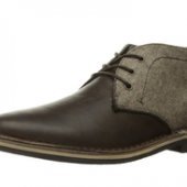 Steve Madden 男士真皮系带短靴