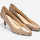 Cole Haan 可汗 女士真皮高跟单鞋 新低3.2折$79.99 到手￥650
