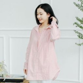 网易严选 棉双层纱哺乳衬衣