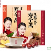百年老字号 寿全斋红糖姜茶120g*3+红枣姜茶120g ￥39.9