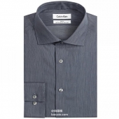 Calvin Klein 男士纯棉免熨修身衬衫 $19.99 到手￥155