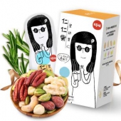 限地区：百草味 混合果仁 每日坚果 灵动果仁175g/盒