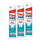 Theramed 泰瑞美 护齿达 美白立式牙膏100ml*3支(进口) 防止蛀牙