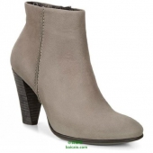 ECCO 爱步 型塑 女士真皮高跟短靴 4折 $76 到手￥645 国内￥2199