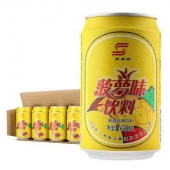 珠江啤酒 凯旋牌 菠萝味啤酒 330ml*24听 整箱装