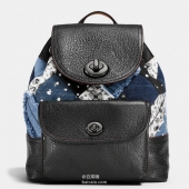 COACH 蔻驰 女士真皮拼色双肩包 $154.99 到手￥1170