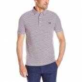 弗莱德.派瑞Fred Perry Fine SM8070 男条纹Polo衫 码全