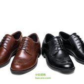 ECCO 爱步 哈罗德 男士真皮烤花系带鞋 两色 $79.99 到手￥650 国内￥1799