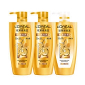 LOREAL欧莱雅 精油润养洗护套装（洗发露500ml*2瓶+润发乳500ml*1瓶）