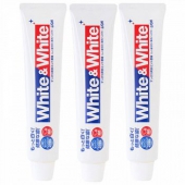 LION狮王 White&white 美白牙膏 150g*3支