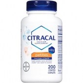 Citracal  柠檬酸钙+维生素D3 200片