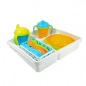 费雪牌（Fisher-Price）  Y3517 豪华宝宝餐具10件套