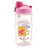 乐扣乐扣（LOCK&LOCK） Hello Bebe 一键式吸管杯350ml 防漏设计