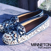 降10刀，Minnetonka 迷你唐卡 Full Leopard 豹纹平底鞋 3折 新低$19.79 到手￥215