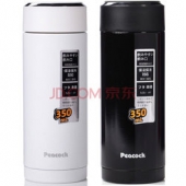 限地区： Peacock 孔雀 不锈钢真空保温杯子 男女水杯350ML 2只装    159元（259-100）