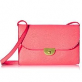 FOSSIL 化石 Margot Mini 女士真皮斜挎包