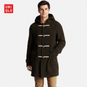 缺码处理！UNIQLO优衣库 男装羊毛混纺休闲大衣172998 299元