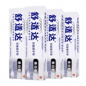 舒适达 抗敏感牙膏 120g*4支 美白配方