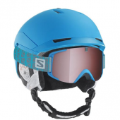 萨洛蒙（Salomon）  QUEST 中性滑雪头盔 哑光蓝 L号