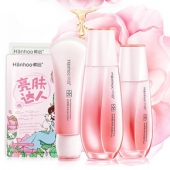 保湿提亮# 韩后 玫瑰精油亮肌套装