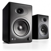 声擎Audioengine  A5+B 高级书架式有源音箱 缎黑