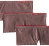Calvin Klein 卡文克莱 Seamless Hipster 女士平角内裤3条装