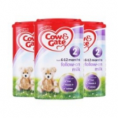 Cow＆Gate 英国牛栏 婴幼儿奶粉 2段 900g*3罐 302.3元含税包邮（288元，用券）