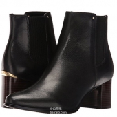 Calvin Klein 女士真皮粗跟短靴 1.9折 $31.69 到手￥320