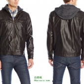 Levi's 李维斯 男士仿皮连帽夹克 $32.5 到手￥320