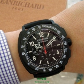 JeanRichard 尚维沙 Aeroscope系列 男士三眼计时机械腕表 $899 约￥6203