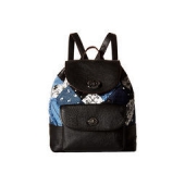 COACH 蔻驰 Canyon Quilt Denim 女士真皮双肩包