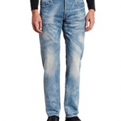无税直邮！G-Star Raw 3301系列 男修身款直筒牛仔裤