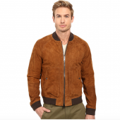 蔻驰（COACH） Suede Aviator Jacket 男士飞行夹克 优质翻毛山羊皮