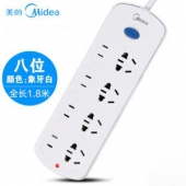 美的 MD-PC 6-8 插排 8位 1.8米