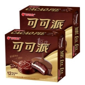 限地区： 好丽友 可可派 巧克力味 360g*2盒*5件