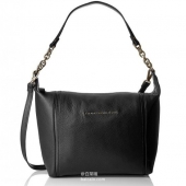 Tommy Hilfiger 女士真皮单肩斜挎包 新低$42.55 到手￥390