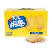 Tuc 闲趣 韧性饼干（自然清咸原味）900g/盒（礼盒装）折14.95元（29.9元，2件5折）