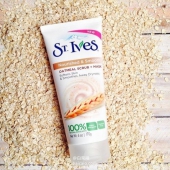 St.Ives 圣艾芙 燕麦精华面部磨砂膏 170g*4瓶 prime会员凑单免费直邮到手￥93