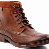 9码+，Clarks 其乐 男士系带真皮休闲短靴 Prime会员免费直邮到手￥394