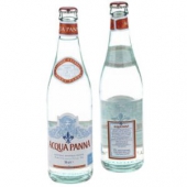 意大利进口 普娜Acqua Pana 天然矿泉水 玻璃瓶装1箱 500mlx24瓶