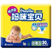 妈咪宝贝 均吸干爽纸尿裤 S30片