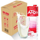 ATO 艾多 超高温灭菌脱脂牛奶 1L*12盒装 西班牙进口