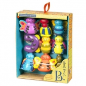 B.Toys 小虫串串连 牙胶 固齿器   斯纳格软积木玩偶