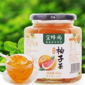 宜蜂尚 原装蜂蜜柚子茶 460g