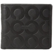 COACH蔻驰 Op Art Embossed 男士钱包