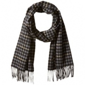 Phenix Cashmere Windowpane 男士羊绒围巾*2条