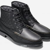 Cole Haan 可汗 男士菱格加绒休闲短靴 3折$60 到手￥540